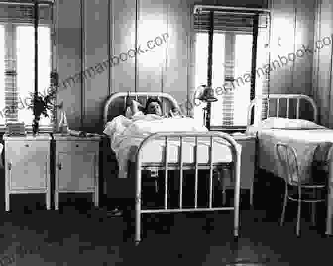 A Historic Black And White Photograph Of Hospital Sick Vince Flynn, Showcasing The Hospital's Early Architectural Design Hospital Sick Vince Flynn