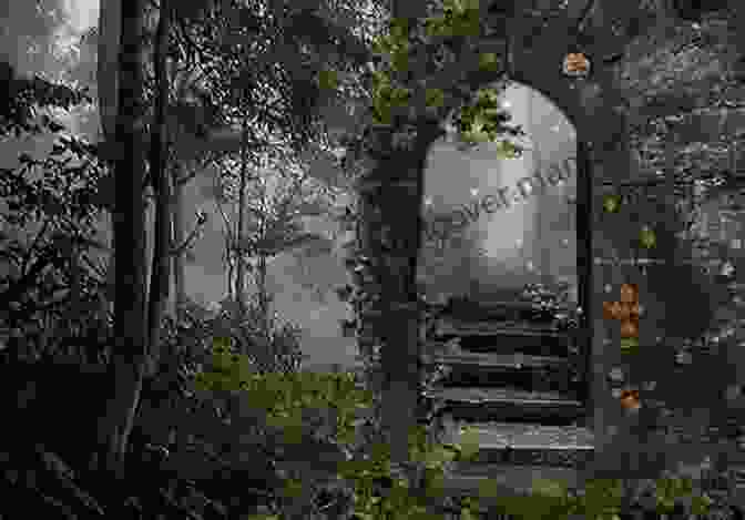 A Photograph Of An Open Door Leading Into A Misty Forest Opened Doors Sierra DeMulder
