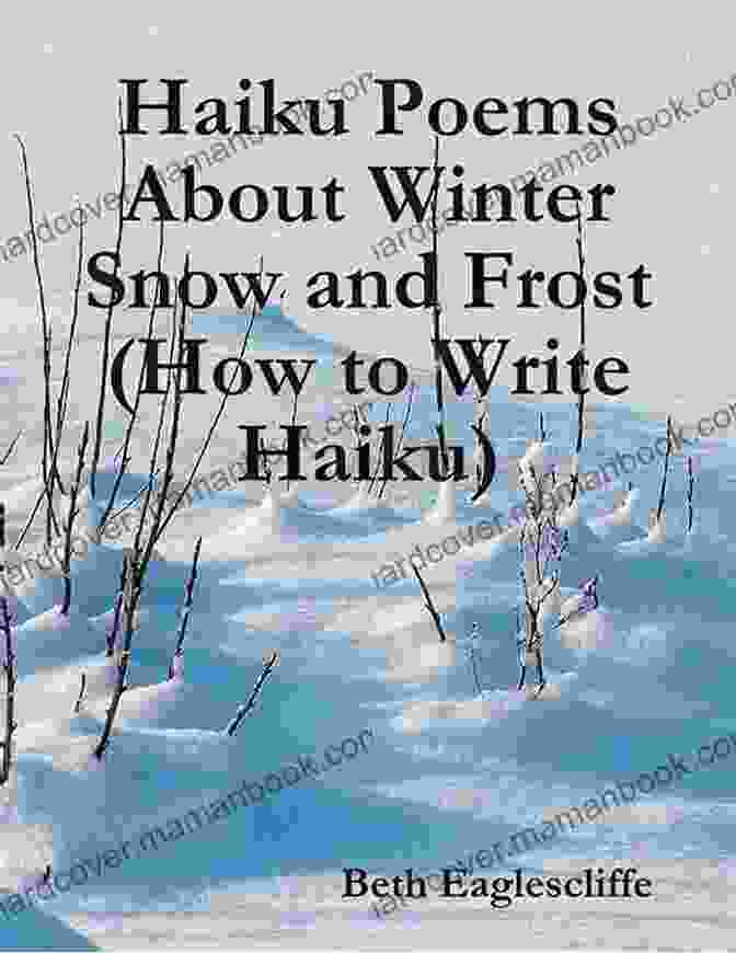 A Snow Covered Field With Trees In The Background, With The Words 'Winter Land Haiku By Robert Frost' Written In A Flowing Script Across The Bottom Winter Land S: Haiku Rob G