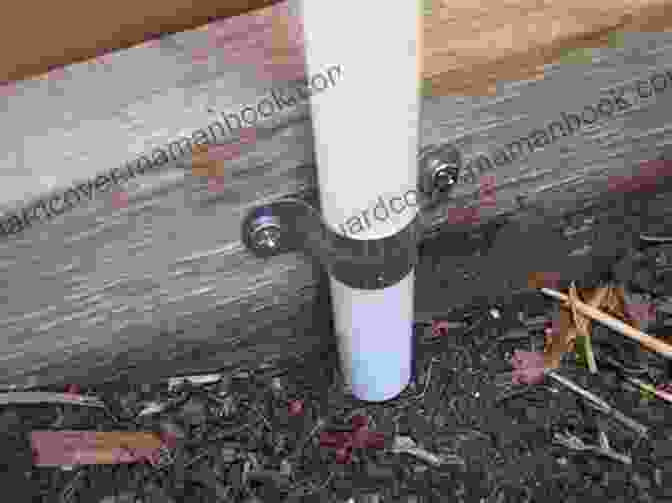 Attaching The PVC Pipe To The Plywood Base How To Build An Inexpesive Chicken Feeder