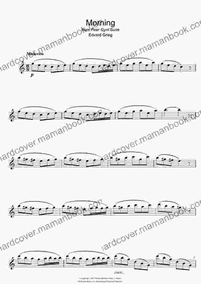 Morning Peer Gynt Suite Grieg Easy Violin Sheet Music
