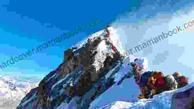 Mount Everest Shrouded In Snow And Clouds, With Climbers Attempting To Summit Into Thin Air Jon Krakauer