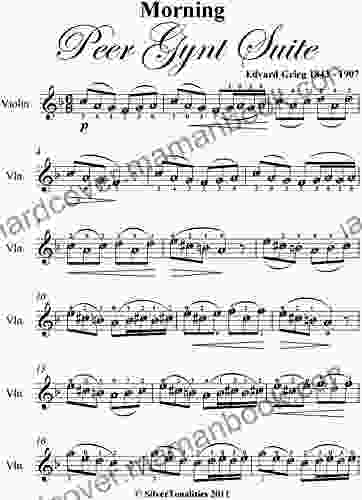 Morning Peer Gynt Suite Grieg Easy Violin Sheet Music